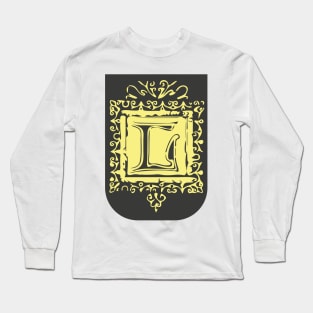 Decorative monogram L Long Sleeve T-Shirt